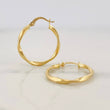 Candongas Asby 1.5g / 3/4 in Oro Amarillo 18K