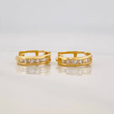 Hoop Earrings Carril 1.1g / 1/2 in Yellow Gold 18K