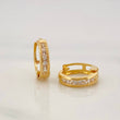 Hoop Earrings Carril 1.1g / 1/2 in Yellow Gold 18K