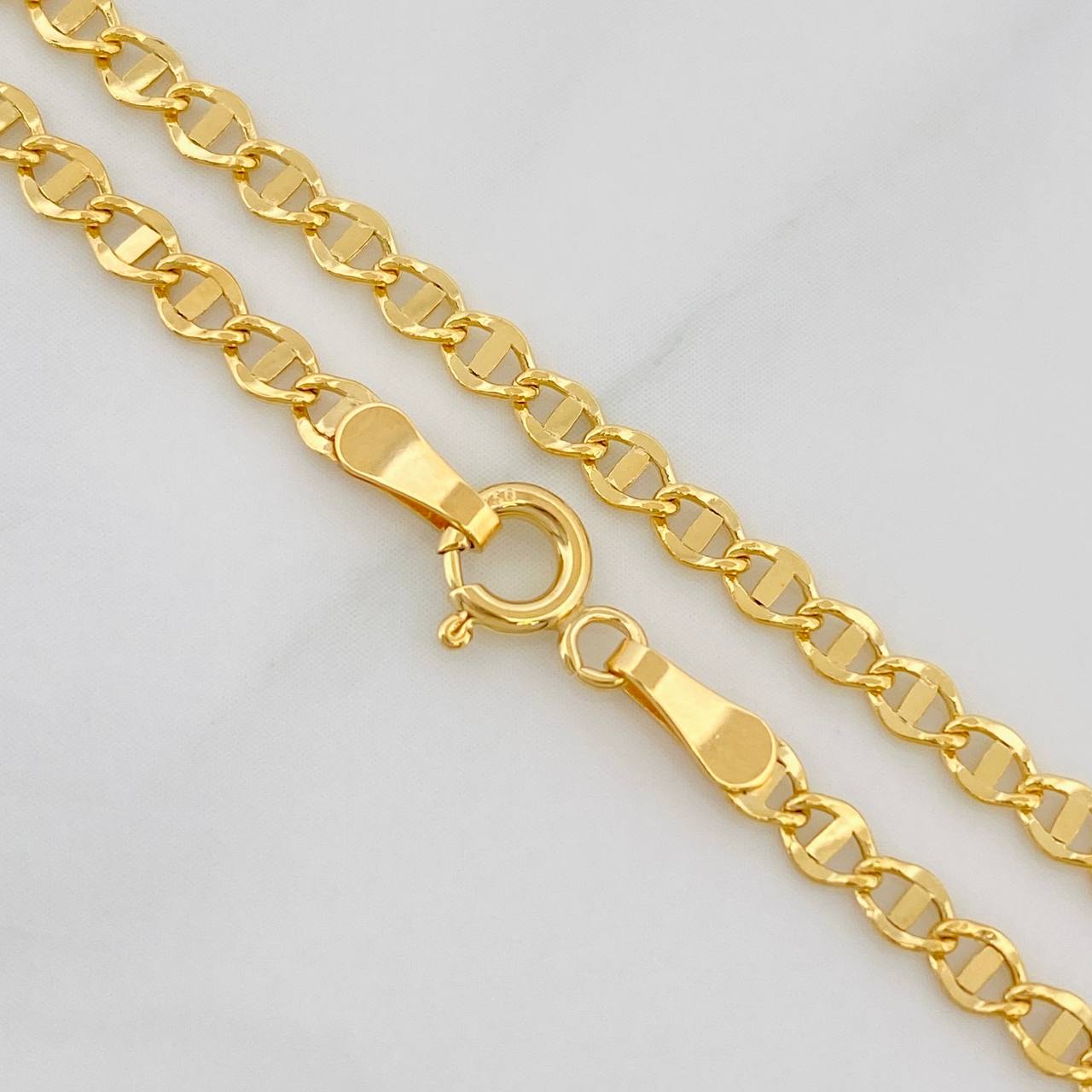 Cadena Marinera 3.3g / 24 in / 2.7mm Oro Amarillo 18K