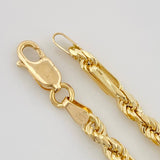 Rope Bracelet Special 6.55g / 8 1/4 in / 3.41mm Yellow Gold 18K