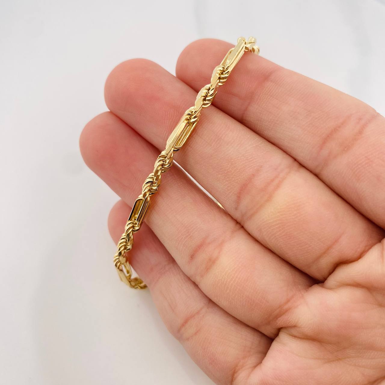 Rope Bracelet Special 6.55g / 8 1/4 in / 3.41mm Yellow Gold 18K