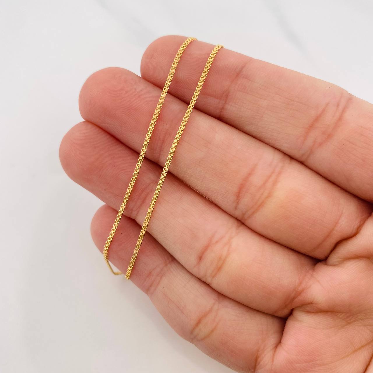 Cadena China 1.75g / 20 in / 1.05mm Oro Amarillo 18K