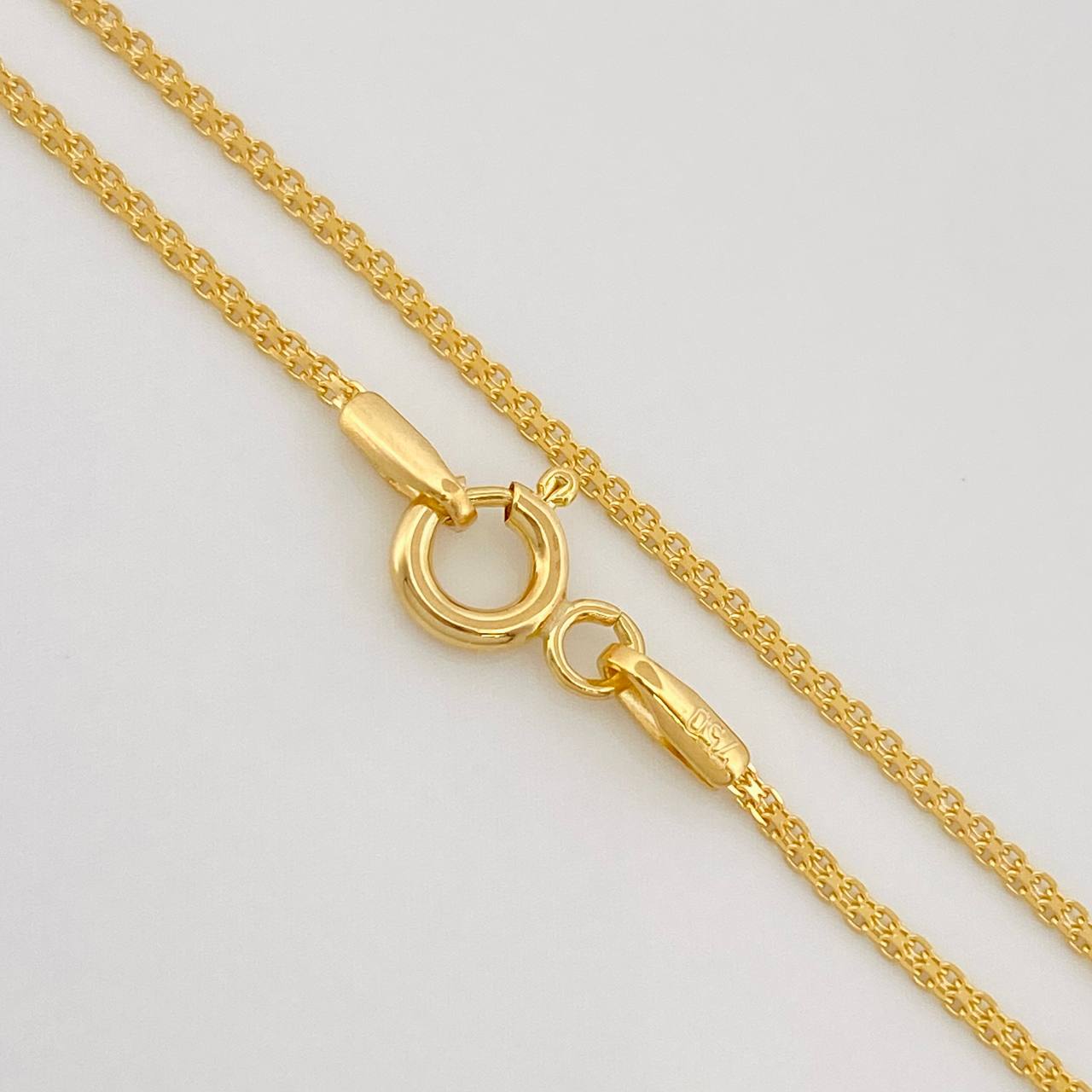 Bismark Chain 1.55g / 18 in / 1.05mm Yellow Gold 18K