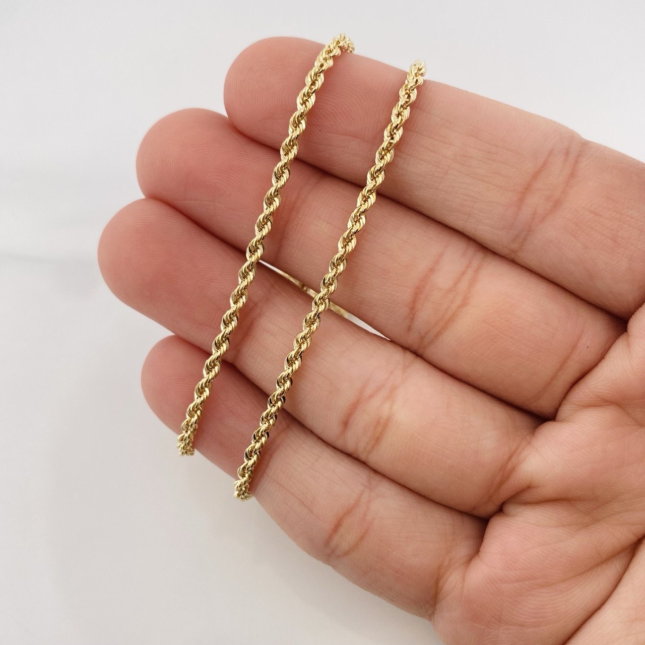Rope Chain 3.75g / 24 in / 2.15mm Yellow Gold 18K
