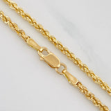 Cadena Lazo 3.1g / 20 in / 2.15mm Oro Amarillo 18K