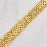 Bismark Bracelet 13.45g / 7 3/4 in / 8.8mm Yellow Gold 18K