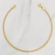 Pulso Chino 1.5g / 7 1/2 in / 2.25mm Oro Amarillo 18K