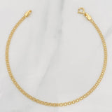 Pulso Chino 1.5g / 7 1/2 in / 2.25mm Oro Amarillo 18K