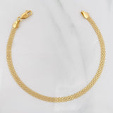 Pulso Chino 2.45g / 7 1/2 in / 3.6mm Oro Amarillo 18K