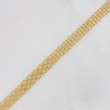 Pulso Chino 2.45g / 7 1/2 in / 3.6mm Oro Amarillo 18K