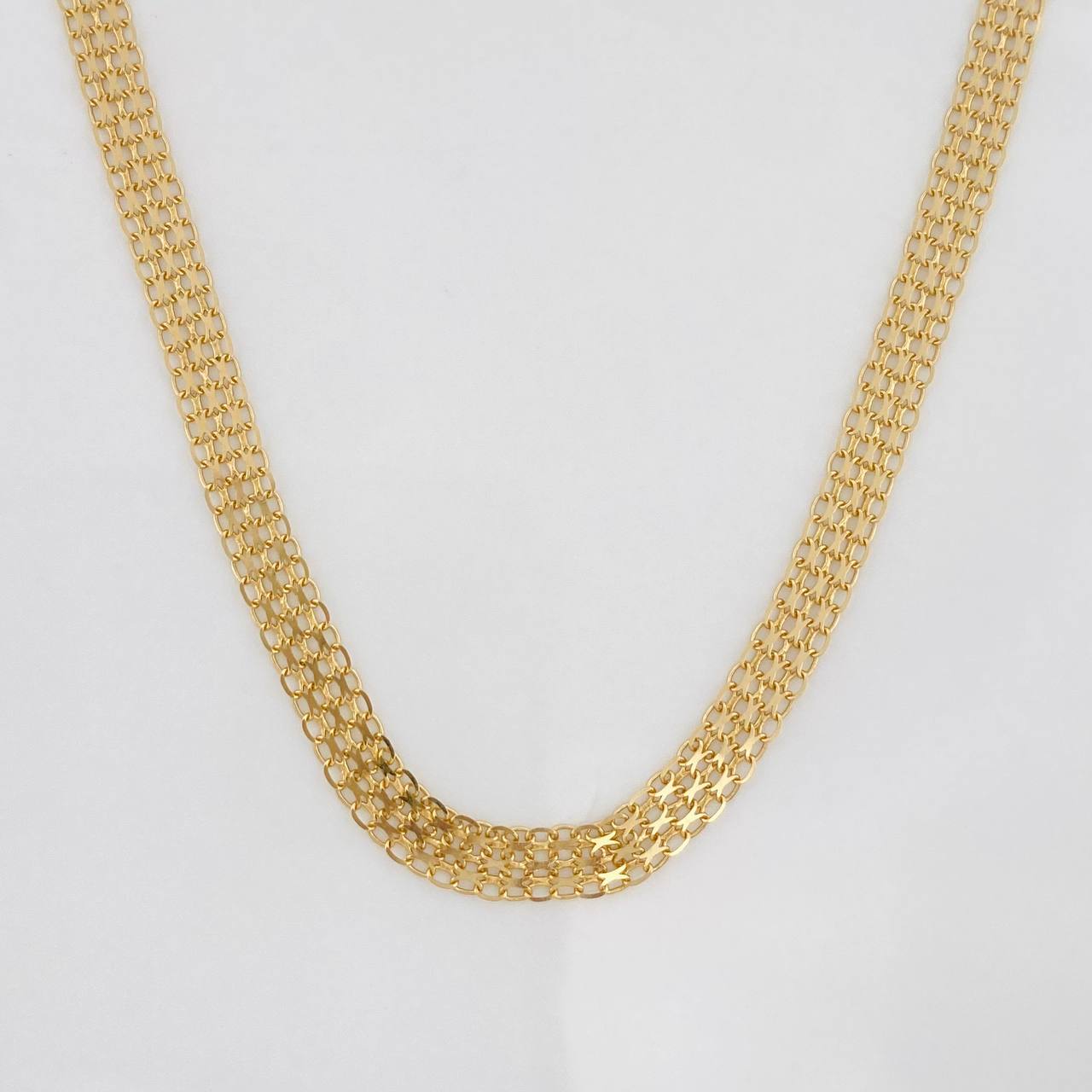 Bismark Chain 4.5g / 18 in / 3.75mm Yellow Gold 18K