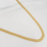 Bismark Chain 4.5g / 18 in / 3.75mm Yellow Gold 18K