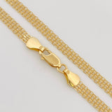 Bismark Chain 4.5g / 18 in / 3.75mm Yellow Gold 18K