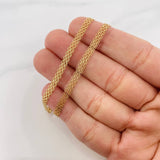 Bismark Chain 4.5g / 18 in / 3.75mm Yellow Gold 18K