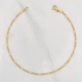 Pulso Figaro 1g / 7 3/4 in / 1.9mm Oro Amarillo 18K