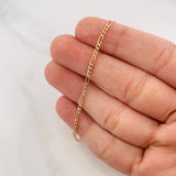 Pulso Figaro 1.1g / 7 3/4 in / 1.95mm Oro Amarillo 18K