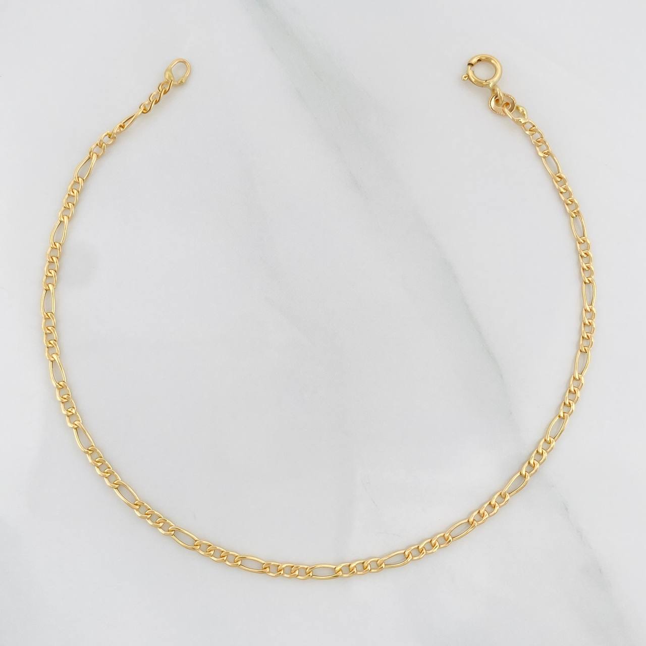 Pulso Figaro 0.7g / 7 1/2 in / 1.8mm Oro Amarillo 18K