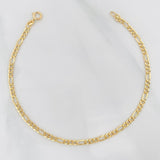 Pulso Figaro 0.95g / 7 1/2 in / 2.5mm Oro Amarillo 18K