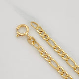 Pulso Figaro 0.95g / 7 1/2 in / 2.5mm Oro Amarillo 18K