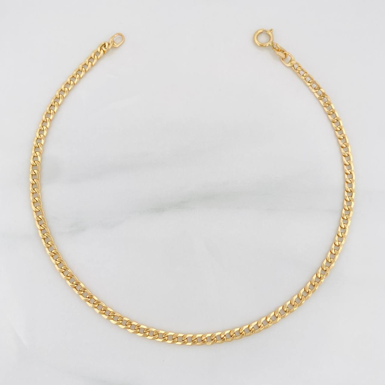 Cuban Links Bracelet 1.1g / 7 3/4 in / 2.7mm Yellow Gold 18K