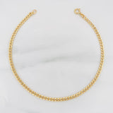 Cuban Links Bracelet 1.1g / 7 3/4 in / 2.7mm Yellow Gold 18K