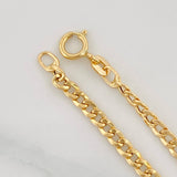 Cuban Links Bracelet 1.1g / 7 3/4 in / 2.7mm Yellow Gold 18K