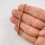 Pulso Modulable Franco 3.65g / 8 1/4 in - 7 1/2 in / 2.3mm Oro Amarillo 18K
