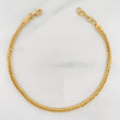 Pulso Modulable Franco 3.65g / 8 1/4 in - 7 1/2 in / 2.3mm Oro Amarillo 18K