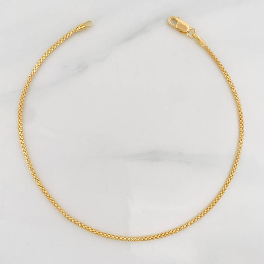 Pulso Cordon 1.65g / 7 3/4 in / 1.4mm Oro Amarillo 18K