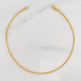 Bracelet Cordon 1.65g / 7 3/4 in / 1.4mm Yellow Gold 18K
