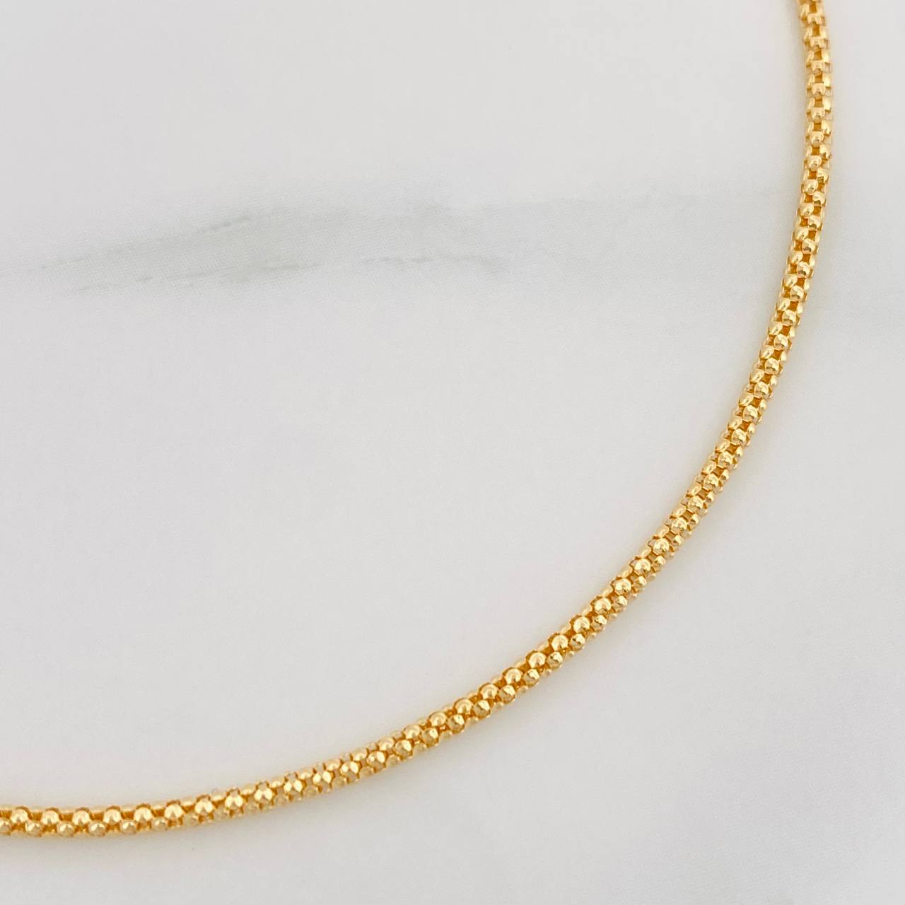 Bracelet Cordon 1.65g / 7 3/4 in / 1.4mm Yellow Gold 18K