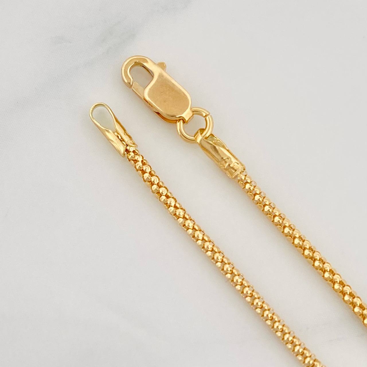 Bracelet Cordon 1.65g / 7 3/4 in / 1.4mm Yellow Gold 18K