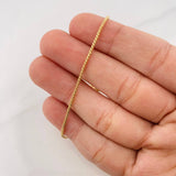 Bracelet Cordon 1.65g / 7 3/4 in / 1.4mm Yellow Gold 18K
