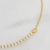 Pulso Modulable Tennis Aro Seguido 1.9g / 7 1/2 in - 6 3/4 in / 2.05mm Oro Amarillo 18K