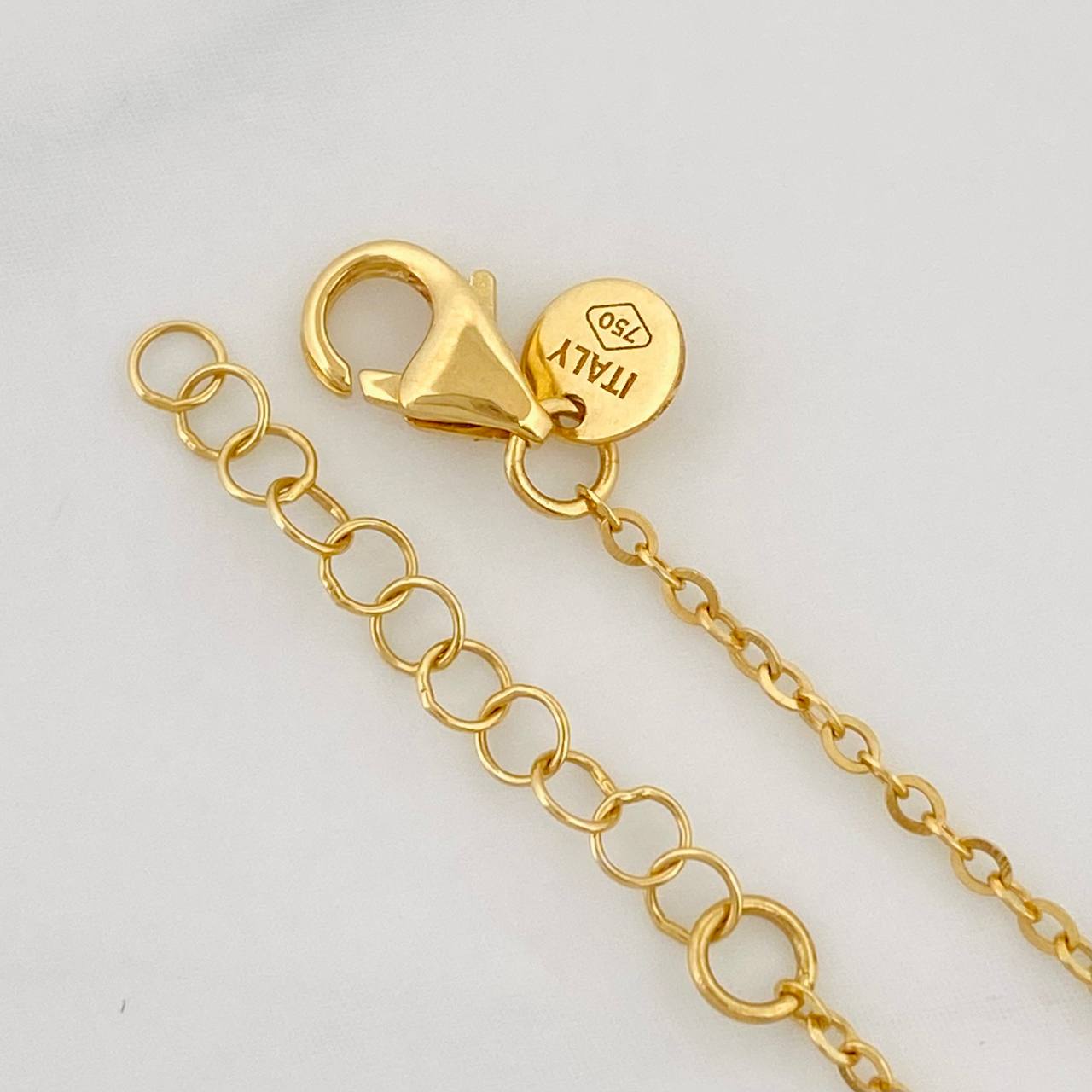 Pulso Modulable Tennis Aro Seguido 1.9g / 7 1/2 in - 6 3/4 in / 2.05mm Oro Amarillo 18K