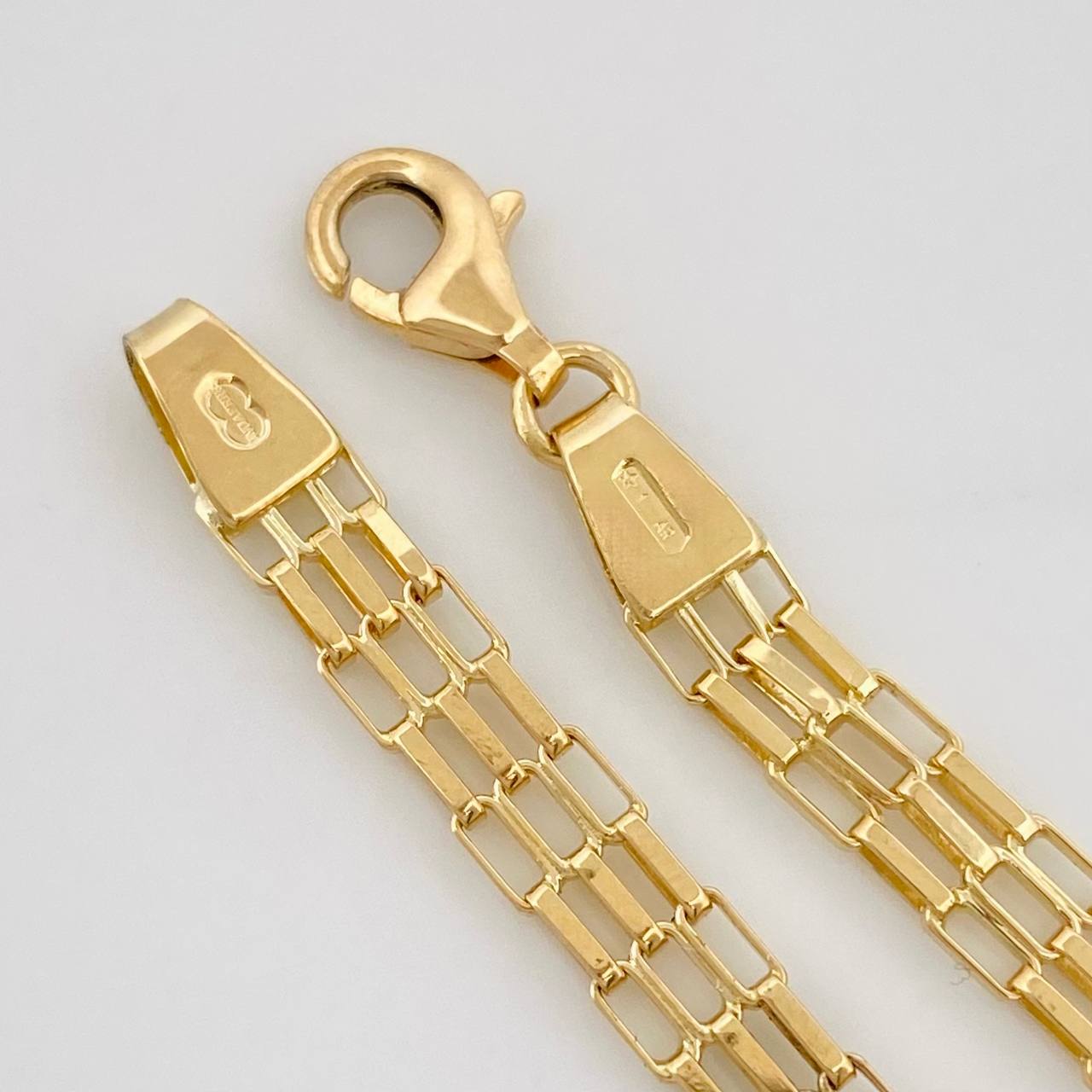 Pulso Eslabones 5.2g / 7 1/4 in / 4.5mm Oro Amarillo 18K