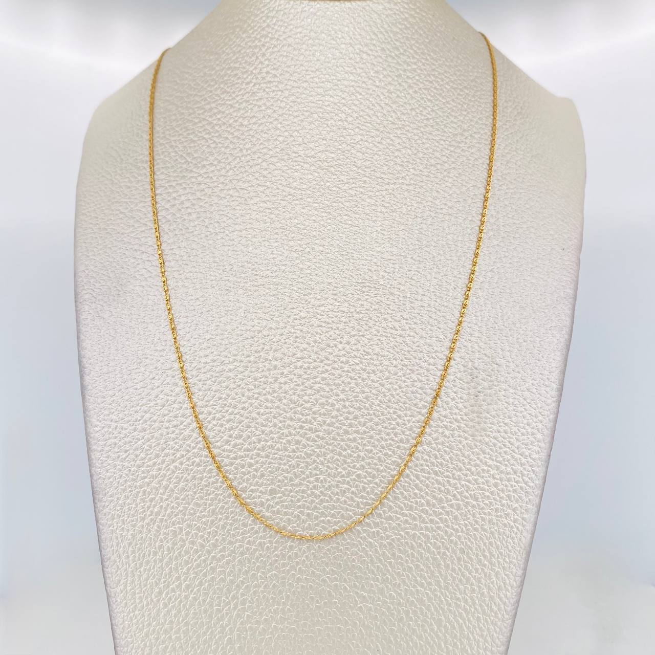 Cadena Garibaldi 2.2g / 20 in / 1.1mm Oro Amarillo 18K
