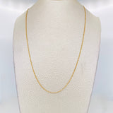 Cadena Garibaldi 2.2g / 20 in / 1.1mm Oro Amarillo 18K