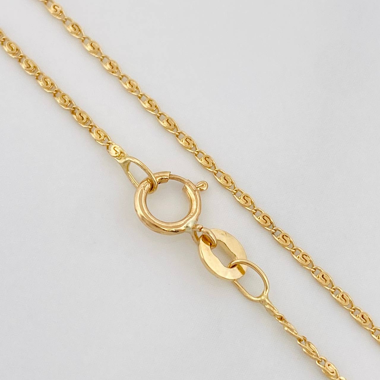 Cadena Garibaldi 2.2g / 20 in / 1.1mm Oro Amarillo 18K