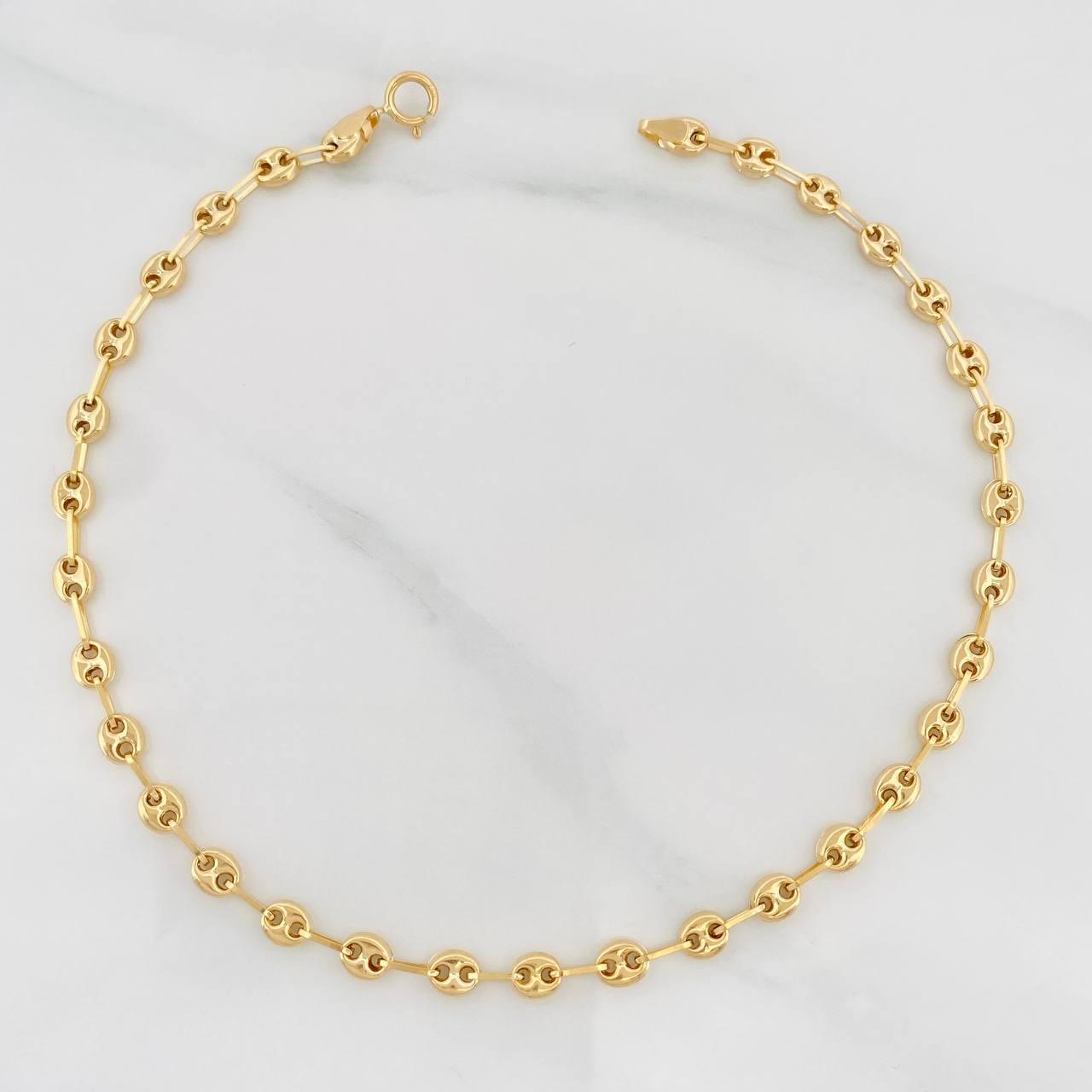 GC Anklet 3.8g / 10 1/4 in / 4.19mm Yellow Gold 18K