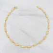 Tobillera Rustica Barril 3.7g / 9 3/4 in / 3.16mm Oro Amarillo 18K