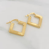 Candongas Rombo 2.35g / 3/4 in Oro Amarillo 18K