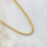 Cadena Franco 9.55gr / 50cm / 2.6mm Oro Amarillo +4 18K