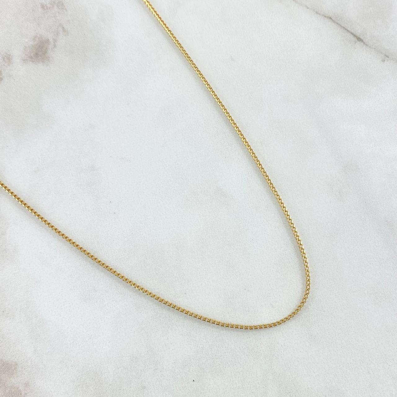 Cadena Franco 4.6gr / 60cm / 1.1mm Oro Amarillo +4 18K