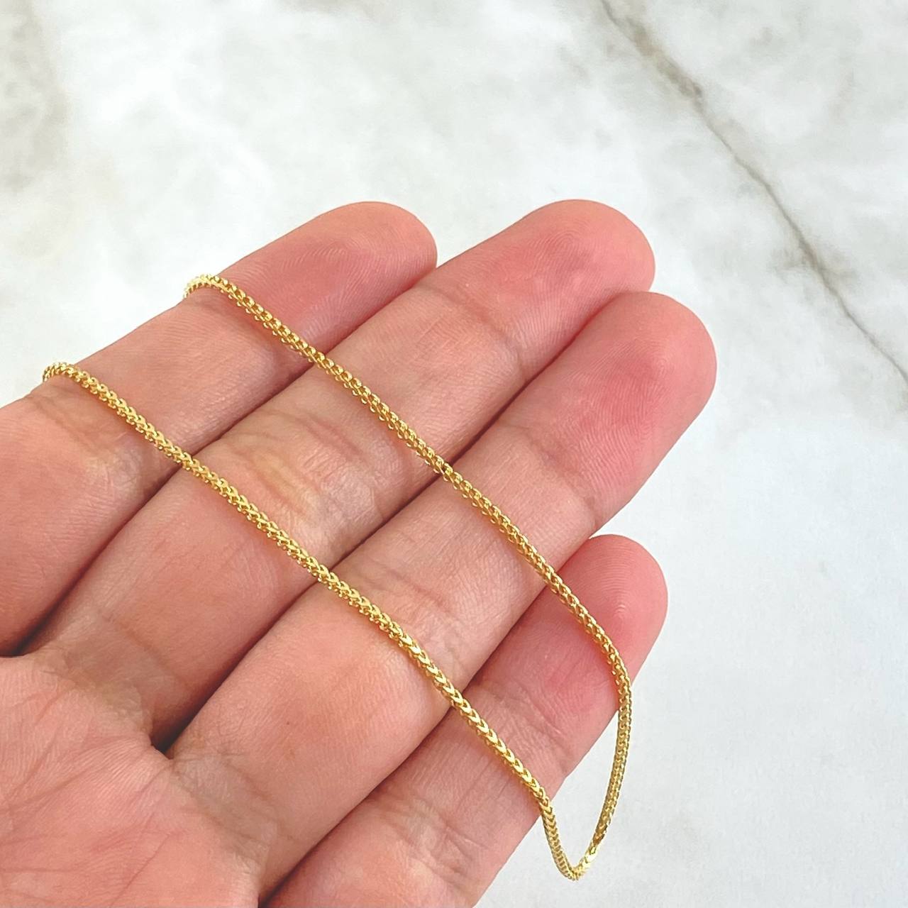 Cadena Franco 4.6gr / 60cm / 1.1mm Oro Amarillo +4 18K