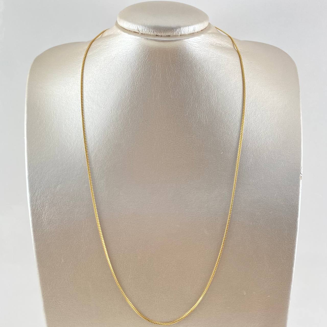 Cadena Franco 4.6gr / 60cm / 1.1mm Oro Amarillo +4 18K