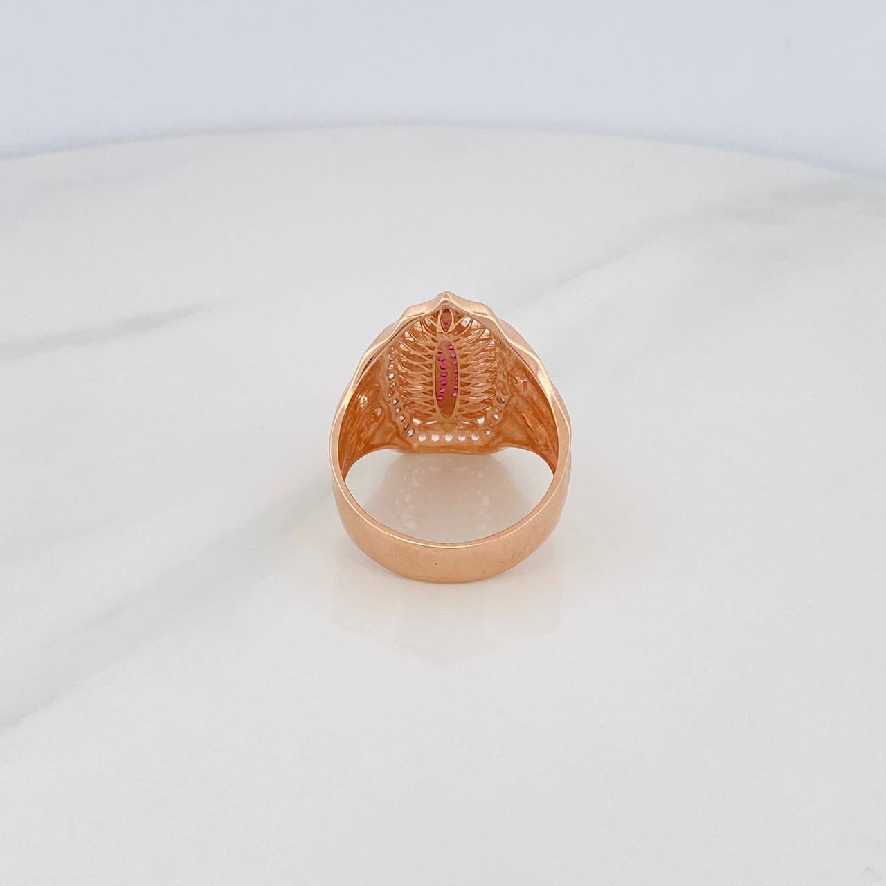 Virgin Guadalupe Ring 9g / T12 18K Rose Gold