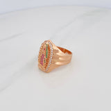 Virgin Guadalupe Ring 9g / T12 18K Rose Gold