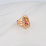 Virgin Guadalupe Ring 9g / T12 18K Rose Gold